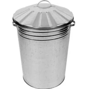 Incinérateur de jardin en métal blanc cassé avec couvercle de cheminée et trous d'aération inférieurs, disponible à prix de gros. - Product Image 4