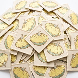 Patch brodé motif souris des champs endormie et crête de rongeur de prairie, pour vêtements d'extérieur, direct usine - Product Image 5