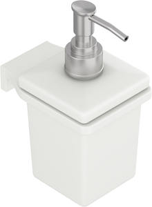 ขวดใส่สบู่เหลวทรงสี่เหลี่ยมพร้อมปั๊มกันสนิม ภาชนะใส่สบู่เหลวและโลชั่นแบบเติมได้สำหรับห้องน้ำ - Product Image 3