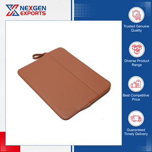 100% Quality Commitment Water Resistance Modern Luxury Style PU Leather Laptop <b>Bag</b> with Zipper at Direct Factory Rates - Product Image 5