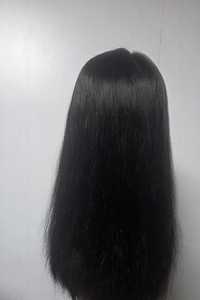 Light <b>Brown</b> Brazilian Remy Human Hair Topper for Women High Density 150% Tangle Free 20 Inches <b>Medium</b> Length Glueless for Base - Product Image 6