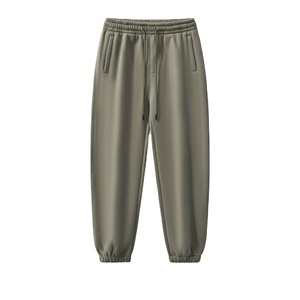 Men's Winter Warm Jogger Pants Quick-Dry Breathable Fleece Sweatpants with <b>Elastic</b> <b>Waistband</b> Custom Logo and Straight Sweatpants - Product Image 5