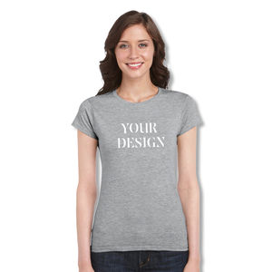 Vente en gros OEM ODM 180gsm 100% coton T-shirts personnalisés avec logo imprimé T-shirts unis pour femmes - Product Image 2