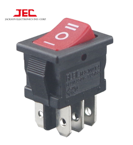 JEC 606 Pratique 10A 250VAC Interrupteur à bascule On-Off Petit double pôle pour fournitures électriques Série 606 Fonction On-Off - Product Image 3