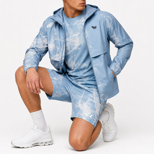 Chaquetas Personalizadas para Hombre, de Nailon Azul, Termocrómicas, Impermeables, Resistentes al Viento, para Senderismo al Aire Libre, con Cambio de Color - Product Image 4