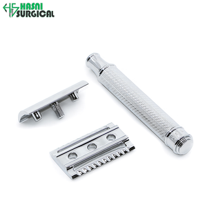 Juego de afeitado manual clásico tradicional de doble filo para hombre - Product Image 6
