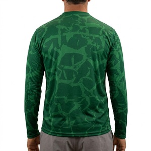 Camisa de Pesca Personalizada al por Mayor, Unisex, con Estampado Digital por Sublimación, Camuflaje, Manga Larga, Protección Solar UPF 50, Secado Rápido - Product Image 2