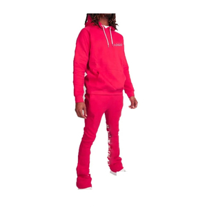 Men's Stacked Suit Streetwear Tracksuit Sweatsuit for Mens Two Pieces Jogger Flare Pants <b>Sets</b> Baggy Tracksuit <b>Set</b> - Product Image 6