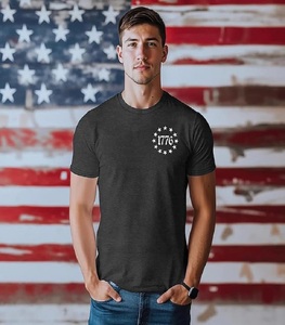 Men's <b>Black</b> Short Sleeve T-Shirt With Blue Flame Print Back Design Street Style Regular Fit O-Neck Jersey Cotton - Product Image 3