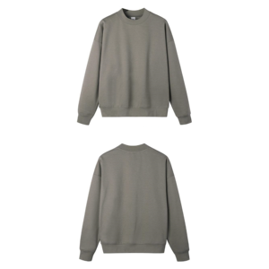 <b>Men's</b> Regular Fit Crew Neck Sweatshirt Solid Color Long Sleeve Knitted Cotton <b>Pullover</b> Casual Autumn Wear - Product Image 3