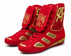No Boxing No Life, Zapatos de Boxeo de Primera Calidad, Personalizables en Todos los Colores, Profesionales, Ajustables, con Cierre de Cordones, Antideslizantes, OEM - Product Image 2