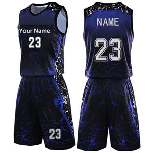 Uniformes de Baloncesto para Hombre de la Mejor Calidad, Nuevo Diseño Personalizado, Transpirables, para Entrenamiento Deportivo - Product Image 1
