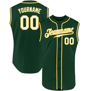 Chaleco de Béisbol Personalizable 2026 sin Mangas, Transpirable, con Botones Frontales, Logotipo Personalizado, Número Impreso, Diseño y Color Personalizados - Product Image 3