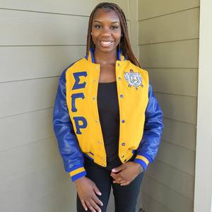 Chaqueta Universitaria de Béisbol para Mujer Zeta Phi Beta, Última Moda, a un Precio Muy Razonable, Servicio OEM - Product Image 3
