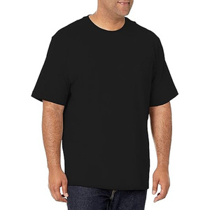 Camiseta de Algodón Grueso Extra Grande para Hombre, Estilo Casual Urbano, Personalizada con DTG, para Verano - Product Image 1