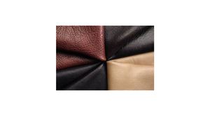 Cuir de vachette véritable du Groupe JNA, écologique, motif froissé, texture grain naturel, épaisseur 0,8-1,2 mm, couleur unie pour - Product Image 4