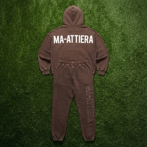 Conjunto de Sudadera con Capucha y Pantalones Deportivos de Algodón Grueso para Hombre, Estilo Urbano Lavado, OEM ODM Venta al Por Mayor - Product Image 5