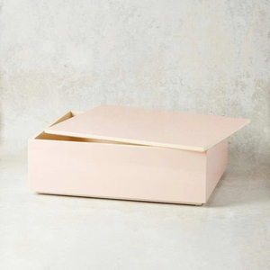 Glossy Lacquer Storage Box with Lid Elegant Organizer for Jewelry and Accessories Chic <b>Vanity</b> Bedroom and Office Home Decor Gift - Product Image 6