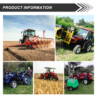 Tractor de Ruedas 4x4 de 80HP para Agricultura Profesional con Cabina con Aire Acondicionado, Sistema Hidráulico Robusto y Gran Potencia de Elevación