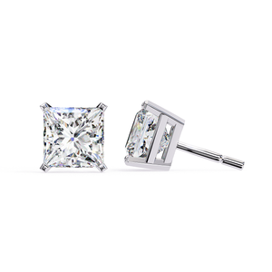 High Quality <b>Emerald</b> Cut Lab Grown Diamond <b>Stud</b> <b>Earrings</b> Elegant Fine Jewelry Anniversary Diamond Gift - Product Image 1