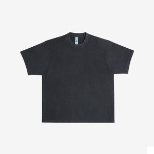 Camiseta de Cuello Redondo y Manga Corta al por Mayor, Camiseta Holgada de Color Sólido para Mujer - Product Image 4