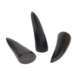 Cuerno de Búfalo Natural Ecológico con Punta Pulida, Diseño Rústico Moderno, Alta Calidad, Negro - Product Image 5