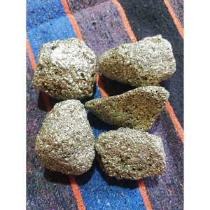 Wholesale Gemstone Semi-Precious Natural Golden Peru Pyrite Clusters Carved Raw Stone Healing Love Home Decoration Feng Shui - Product Image 2
