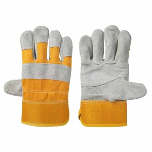 Guantes de Soldadura de Cuero Vacuno Resistentes al Calor, Guantes de Seguridad MIG con Logotipo Personalizado, Antideslizantes, Duraderos, Sin Silicona, 28 cm - Product Image 1