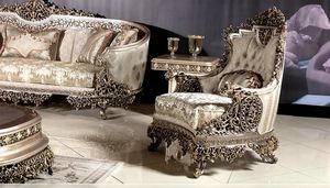 Royal European Solid Teak Wood <b>Sofa</b> Set Luxury Carved Gold 3 Seater Couches Central Coffee Side <b>Tables</b> Majlis Furniture - Product Image 2