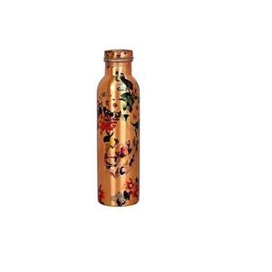 Ensemble de bouteilles d'eau en cuivre à imprimé marbre blanc avec verre assorti, bouteille réutilisable pour la cuisine, la salle à manger, le bureau, cadeau pour la maison - Product Image 6