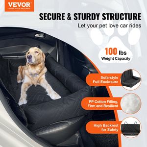 Asiento Elevador Impermeable para Perros, Relleno de Algodón PP, con Correa de Seguridad, Cama para Perros en el Auto - Product Image 2