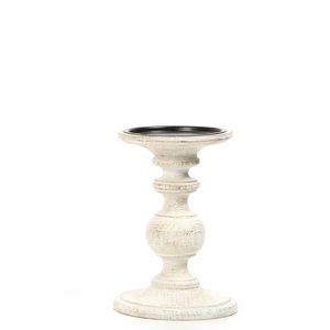 Ensemble de 3 chandeliers en bois rétro, chandeliers en bois antique pour centre de table de mariage, décoration de table à manger, support de bougie - Product Image 2