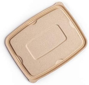 Contenedor Ecológico Inteligente de 500ml de Bagazo para Almuerzo, Forma Rectangular, Desechable con Tapa, Sin Blanquear, para Llevar, para Restaurantes - Product Image 4