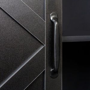 Credenza a 4 Ante Indipendente con 4 Ripiani Aperti per Ingresso, Soggiorno o Ufficio - Product Image 4