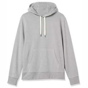Sweat-shirt à capuche décontracté pour homme en molleton épais de qualité supérieure, polyester/coton, uni, personnalisable avec logo, séchage rapide, idéal pour l'hiver – Vente en gros - Product Image 3
