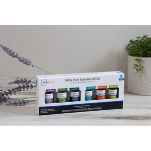 6-Piece <b>Essential</b> <b>Oil</b> <b>Set</b> 15mL Eucalyptus Lavender Lemongrass Sweet Orange Peppermint Tea Tree - Product Image 3