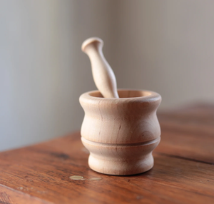 Mortier et pilon pour épices, essentiel de cuisine, taille personnalisée, pilon et mortier en bois naturel, mortier et pilon écologiques en bois de coco - Product Image 2