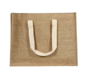 Bolso de compras de yute impreso personalizado de alta calidad, nuevo diseño, bolso de lona ecológico para bodas, promociones, serigrafía - Product Image 4