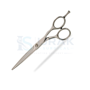 Ciseaux à cheveux professionnels en acier inoxydable, pointe acérée, manche long, pour droitiers, outil de coiffure - Product Image 1