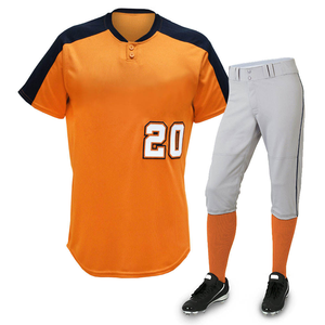 Premium Quality Manufacturing Latest Design Men Baseball Uniforms <b>Moisture</b> Wicking Short Sleeve Uniform Pants <b>Socks</b> Shoes - Product Image 4