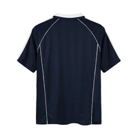Camiseta de Fútbol Personalizable 100% Poliéster de Secado Rápido, Transpirable y Ecológica con Cuello en V/Cuello Camisero, Manga Corta, Personalizada para Equipos