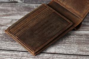 Portefeuille Design en Cuir Véritable Doublure Anti-Magnétique Intégrée Protection de la Vie Privée Fermeture Éclair Hommes Sac à Main LW-0136 - Product Image 6