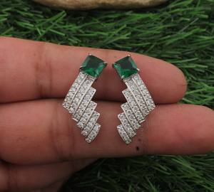 Pendientes de Plata de Ley 925 con Lazo, Bañados en Oro, con Circonitas Brillantes, Joyería Romántica y Coqueta para Mujer - Product Image 6