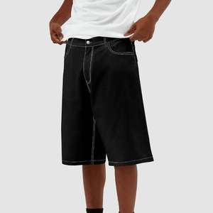 Shorts en jean amples vintage pour homme, style streetwear d'été, coupe décontractée, pour le travail - Product Image 3