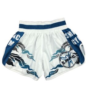 Shorts de Muay Thai pour hommes de qualité supérieure, légers, prix de gros, entièrement personnalisables, anti-plis, avec design tendance. - Product Image 6
