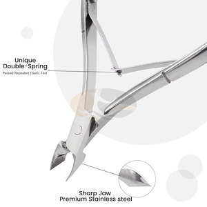 Coupe-cuticules professionnel en acier inoxydable, pinces coupantes, outils de pédicure et de manucure, boîte portable durable - Product Image 2