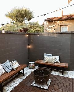 Dalles de terrasse en bois d'acacia antidérapantes, revêtement de sol en bois à emboîtement pour extérieur - Product Image 4