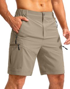 2026 Best Selling Men's Camouflage Cargo Shorts Quick Dry Elastic Waist Zipper Pockets Bermuda Length Casual Wear Custom Shorts - Product Image 6
