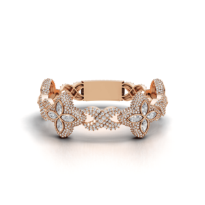 Luxury Iced Out Butterfly Link <b>Bracelet</b> Hip Hop Jewelry 925 Sterling <b>Silver</b> Rhodium Plated Moissanite Gift Party for Men Women - Product Image 1