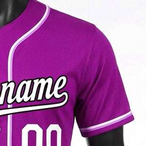 Camiseta de béisbol personalizada con nombre y número, ropa de equipo personalizada, camiseta de béisbol para hombre, camiseta deportiva transpirable de secado rápido - Product Image 5